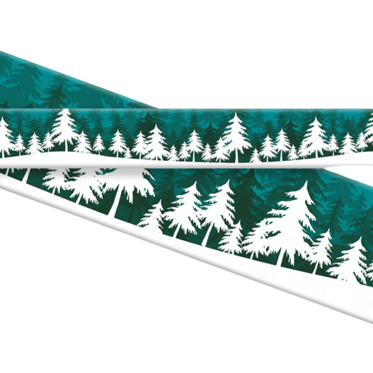 Winter Pines | Christmas BioThane Dog Collar