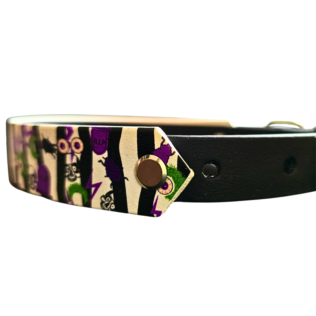 BeetleBark | Halloween BioThane Dog Collar