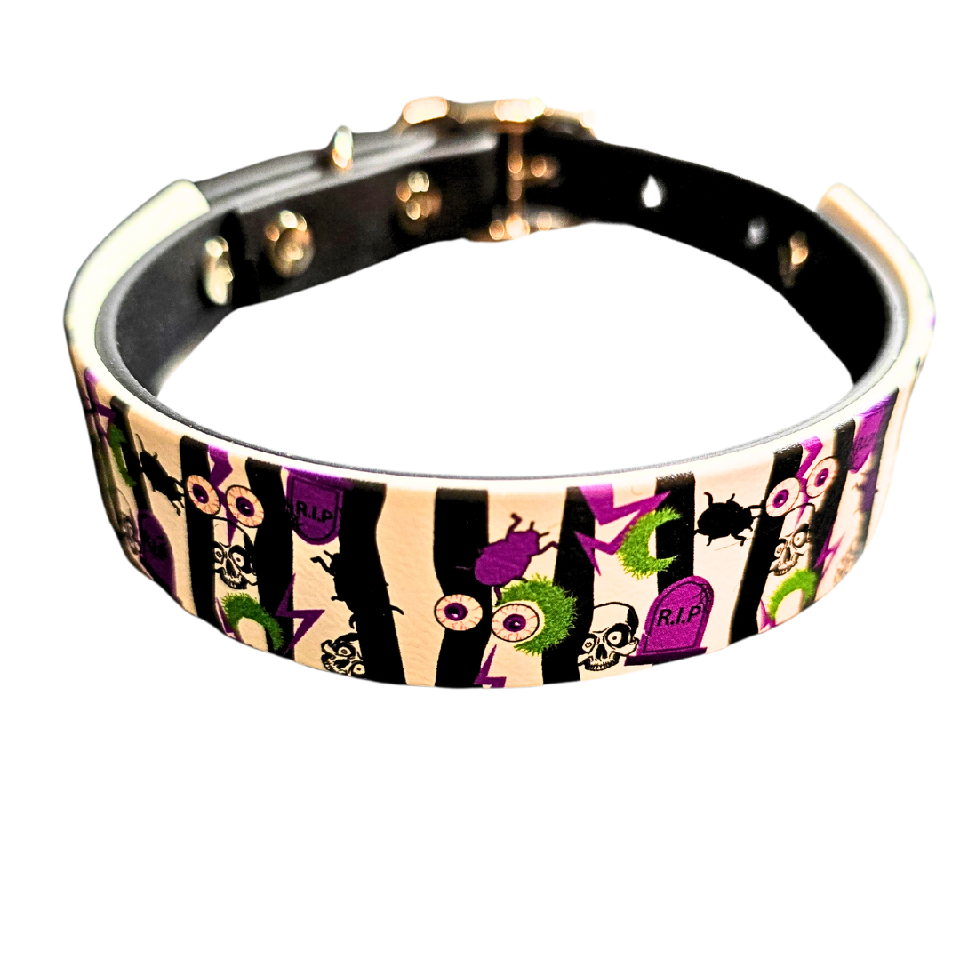 BeetleBark | Halloween BioThane Dog Collar