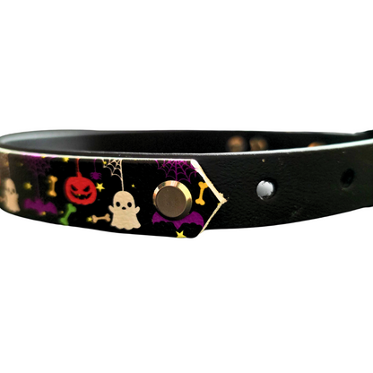 Haunted Eve | Halloween BioThane Dog Collar