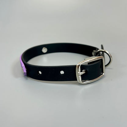 Patch&PopsBoutique Layered Two Tone Adjustable BioThane® Dog Collar