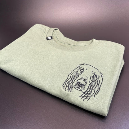 Patch&PopsBoutique Pet Line Drawing: T-Shirt