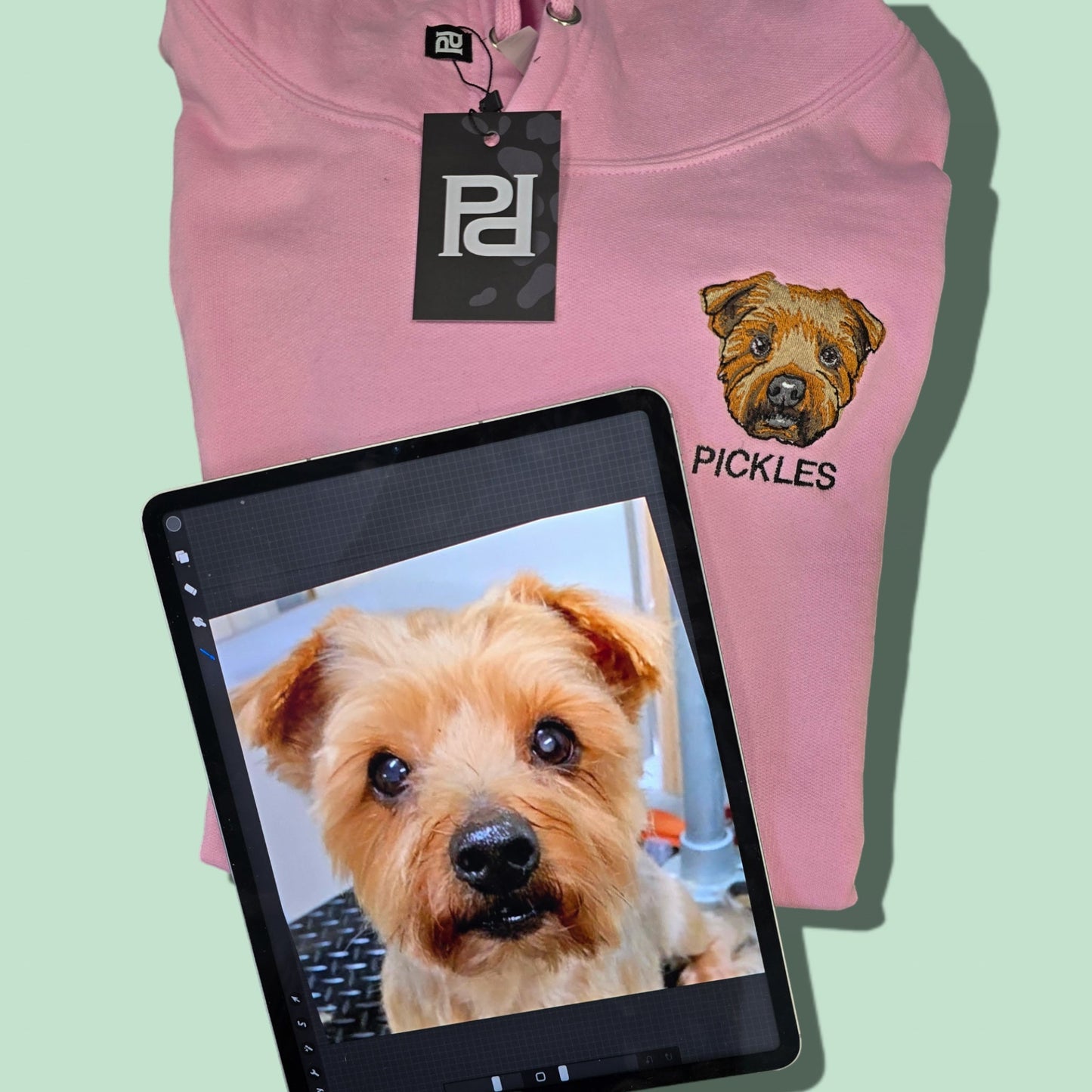 Patch&PopsBoutique Pet Portrait: Children's Sweatshirt