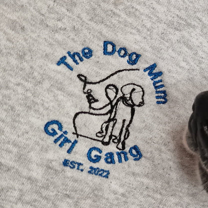 Patch&PopsBoutique Dog Mum Girl Gang: HOODIE